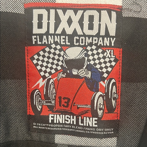 DIXXON Monochrome Checkered Flannel - Picture 3 of 5